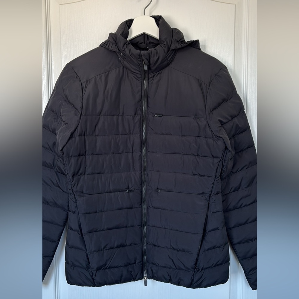 Figs Black Quilted Puffer Jacket